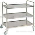 stainless steel trolley with handle